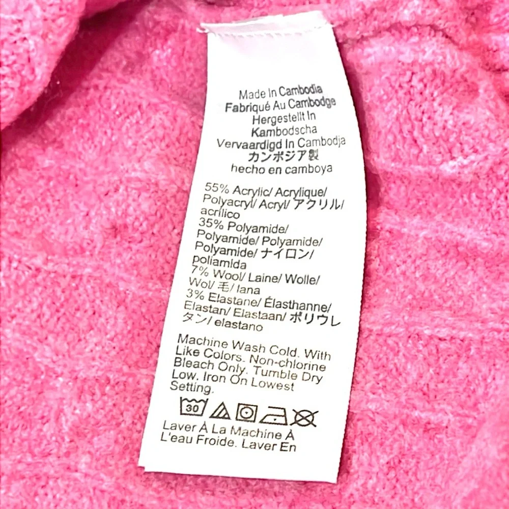 J. Crew Cable Knit Mock Neck Sweater